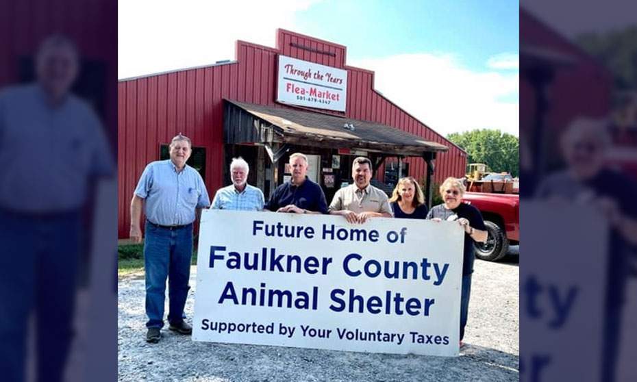 Future Location of Faulkner County Animal Shelter